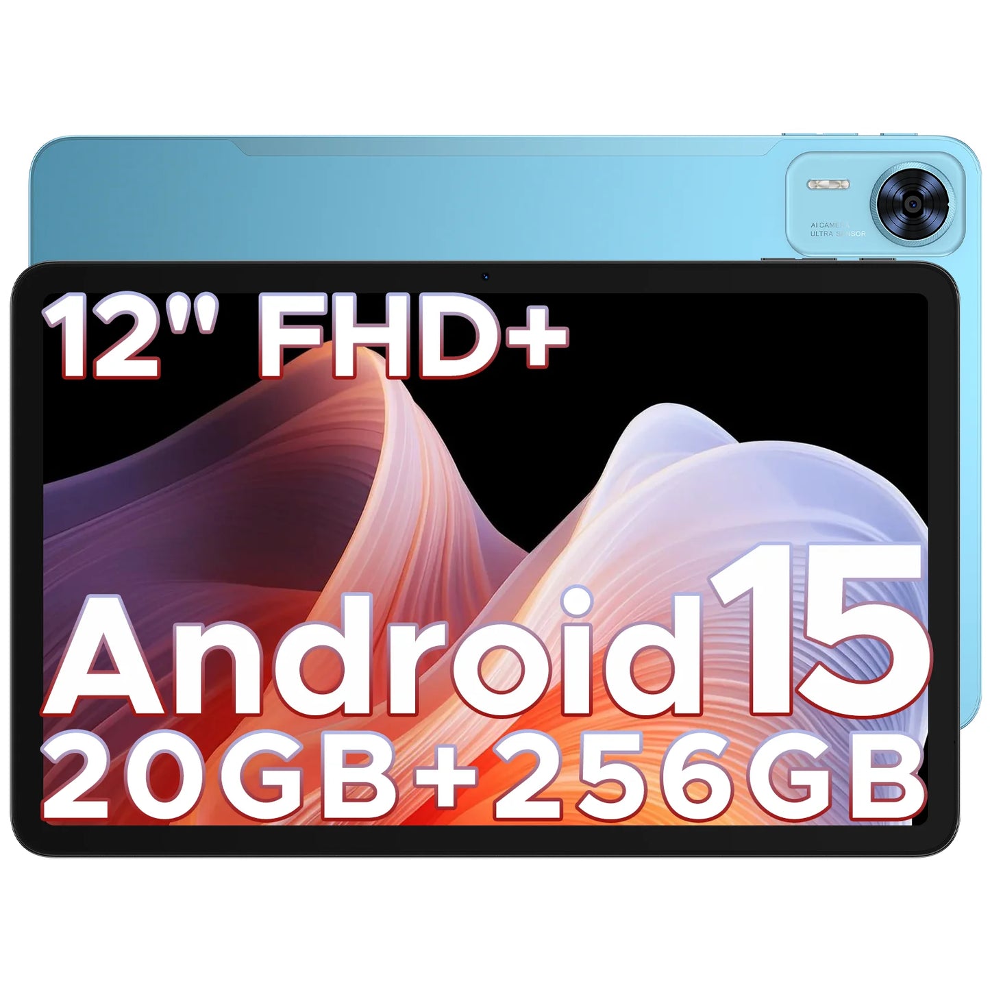 DOOGEE T36 Android 15 Tablet - 32 GB RAM, 2,2 GHz Octa-Core, 12 Zoll Display