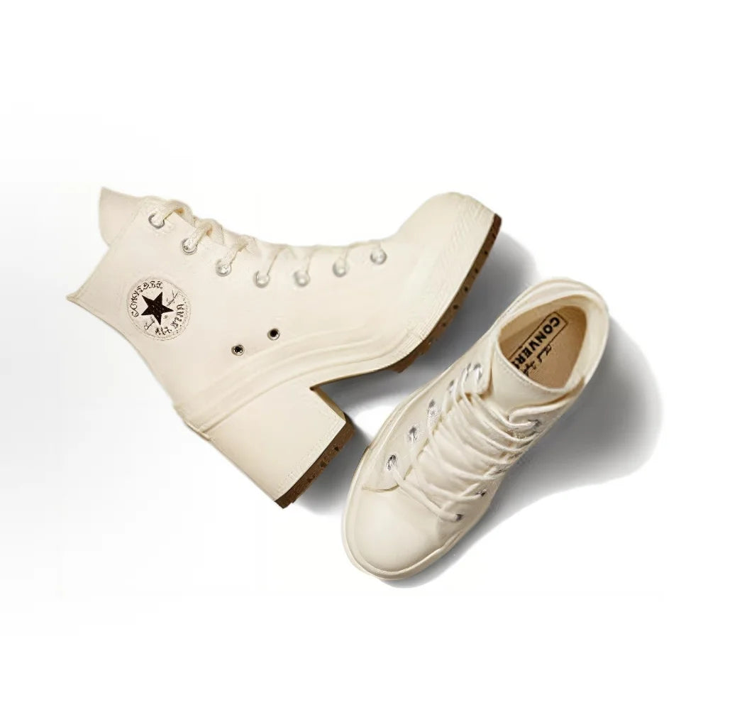 Converse Chuck 70 High Heel Stil - Größe EU 38, Obermaterial Canvas, Sohle Gummi