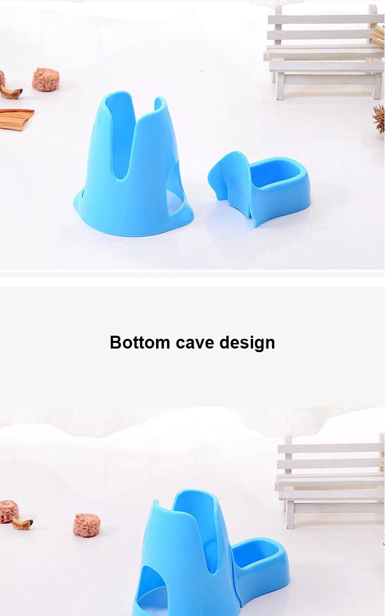 New Pet Hamster Automatic Feeder Small Hedgehog Golden Bear Feeder Water Dispenser Vertical Ball Water Bottle Pet Supplies