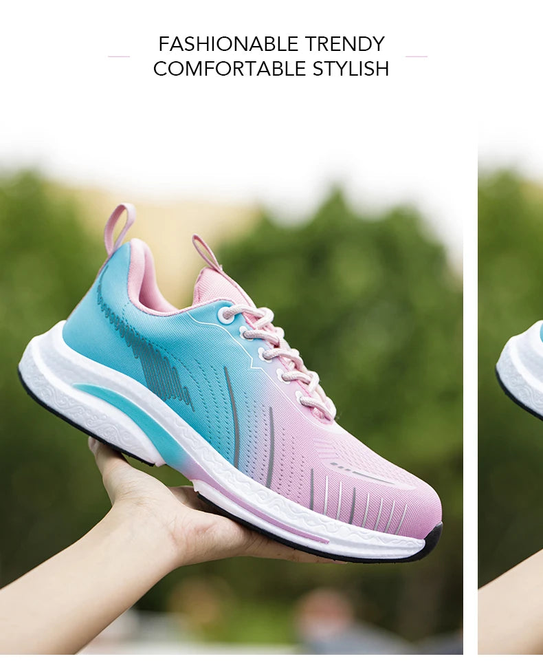 Safety Shoes for Women Steel Toe Sneakers Anti-Punctur Lightweight Boots Female Pink Breathable Hiking Boots Comfortable Shoes