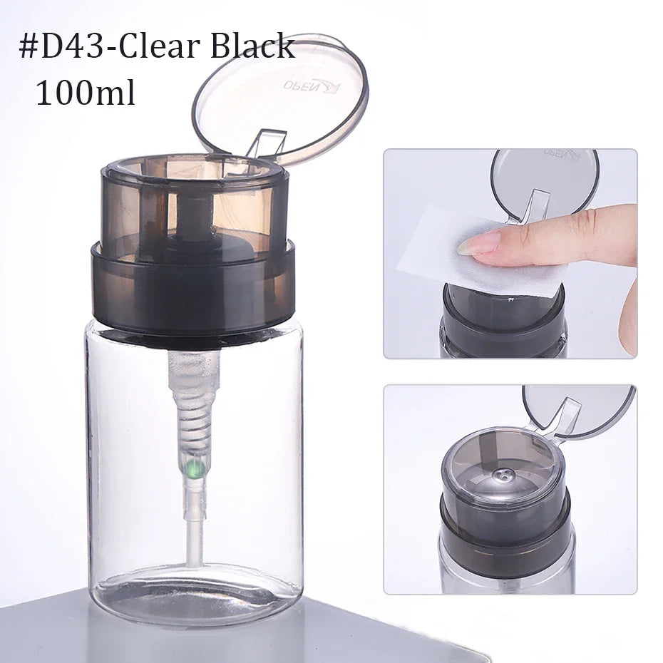 SWEET TREND Pressflasche Nachfüllbar - 100ml Klar Plastik