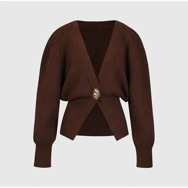 RHJPEADLCN Cardigan V-Neck - Größe Regular, Gewicht