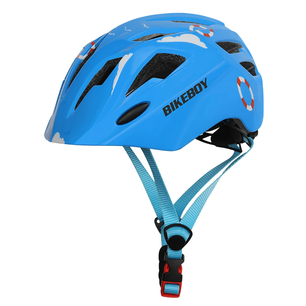 Kids Cycling Helmet Adjustable Bicycle Helmet with Taillights Lightweight Scooter Balance Bike Helmet Children Riding Equipment