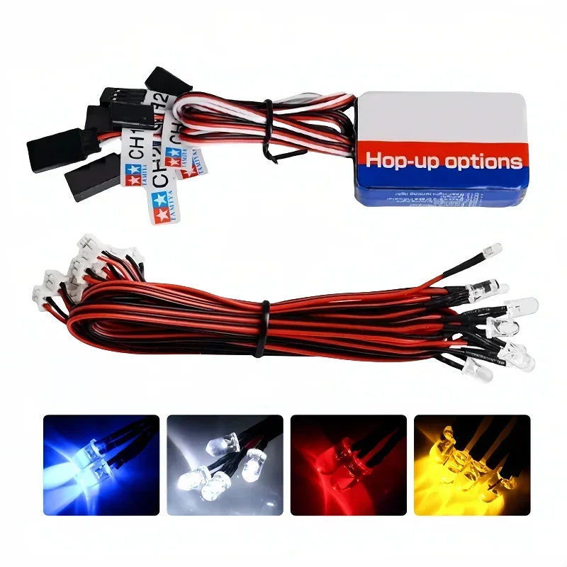 TAMIYA professional remote control model car lamp group rc car lamp simulation linkage third channel controllable turn signal