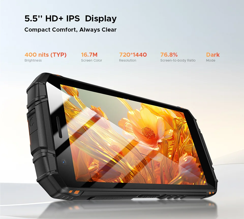 DOOGEE Fire 3 Ultra Robustes Telefon - Kapazität 8350mAh 18W 5,5 Zoll