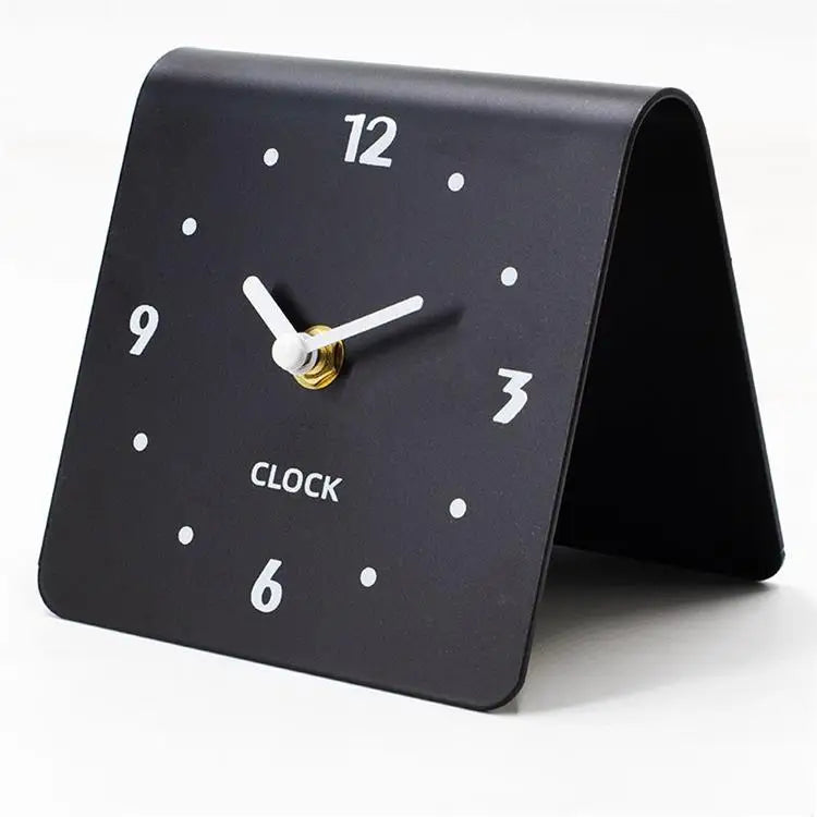 Cream Desktop Living Room Home Clock Modern Creative Desktop Clock Silent Ornament