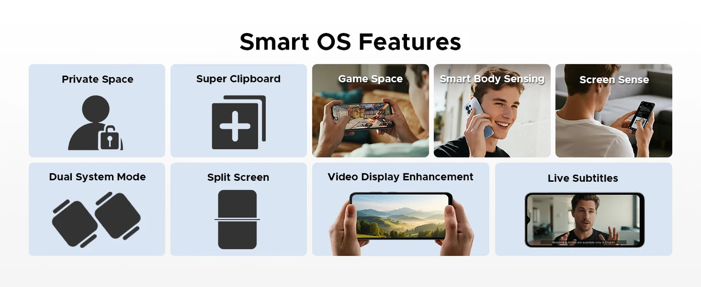 DOOGEE Note56X Pro Gemini AI - 6150 mAh Unisoc T7225 Octa Core 6,56 Zoll