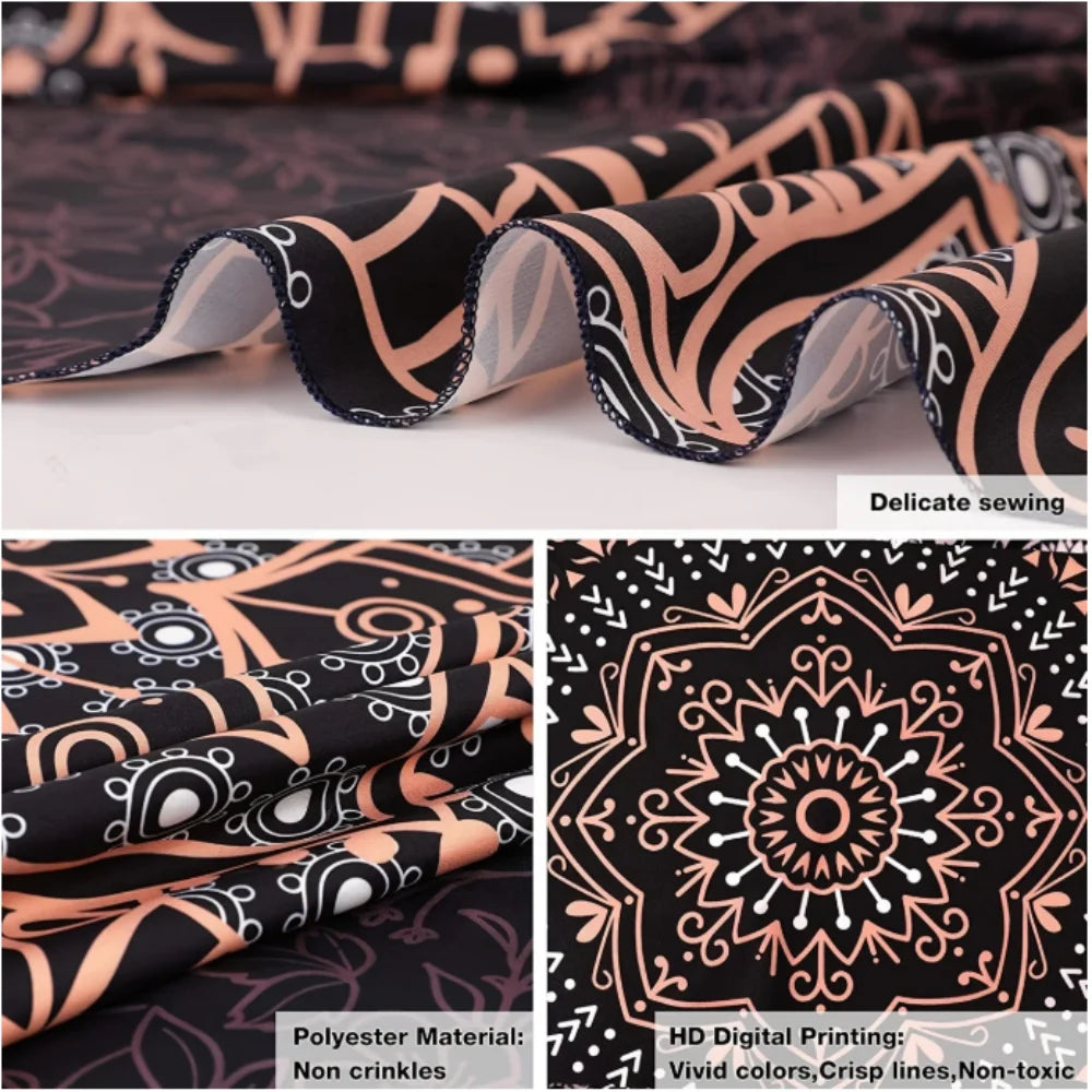 VIKAMA Christmas Tapestry Santa Claus Living Room Decorative Painting Banner Holiday Home & Office Wall Hanging