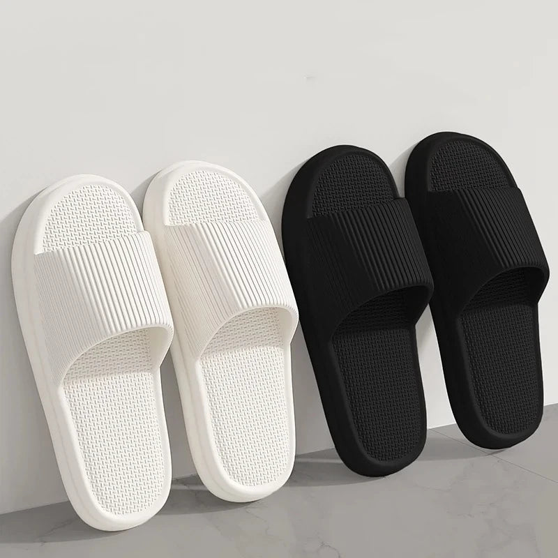 Frauen Sommer Prägnant EVA Hausschuhe Männer Weich Heim Slides Paare Badezimmer Rutschfest Sandalen Erwachsene Komfortabel Outdoor Strand Schuhe