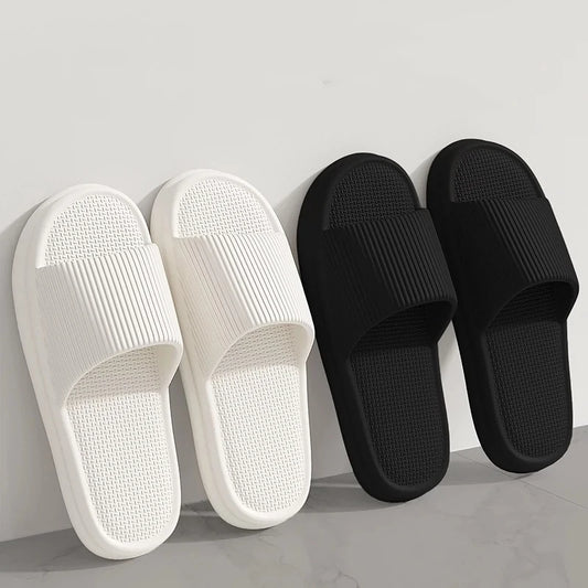 Frauen Sommer Prägnant EVA Hausschuhe Männer Weich Heim Slides Paare Badezimmer Rutschfest Sandalen Erwachsene Komfortabel Outdoor Strand Schuhe