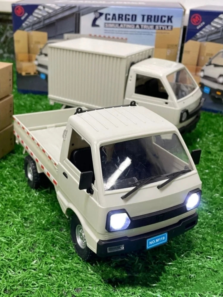 RC-Truck 2025: Wpl D12 Rc Car Simulation Drift Climbing Truck - Led Light Haul Cargo Remote Control Electric Toys Gift For Children Collection