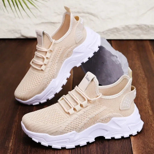 Damen-Sneaker 2025: Rollstep Women's Chunky Sneakers Lightweight Soft - Fashion Walking Shoes Breathable Tennis Sport Gym Workout Collection
