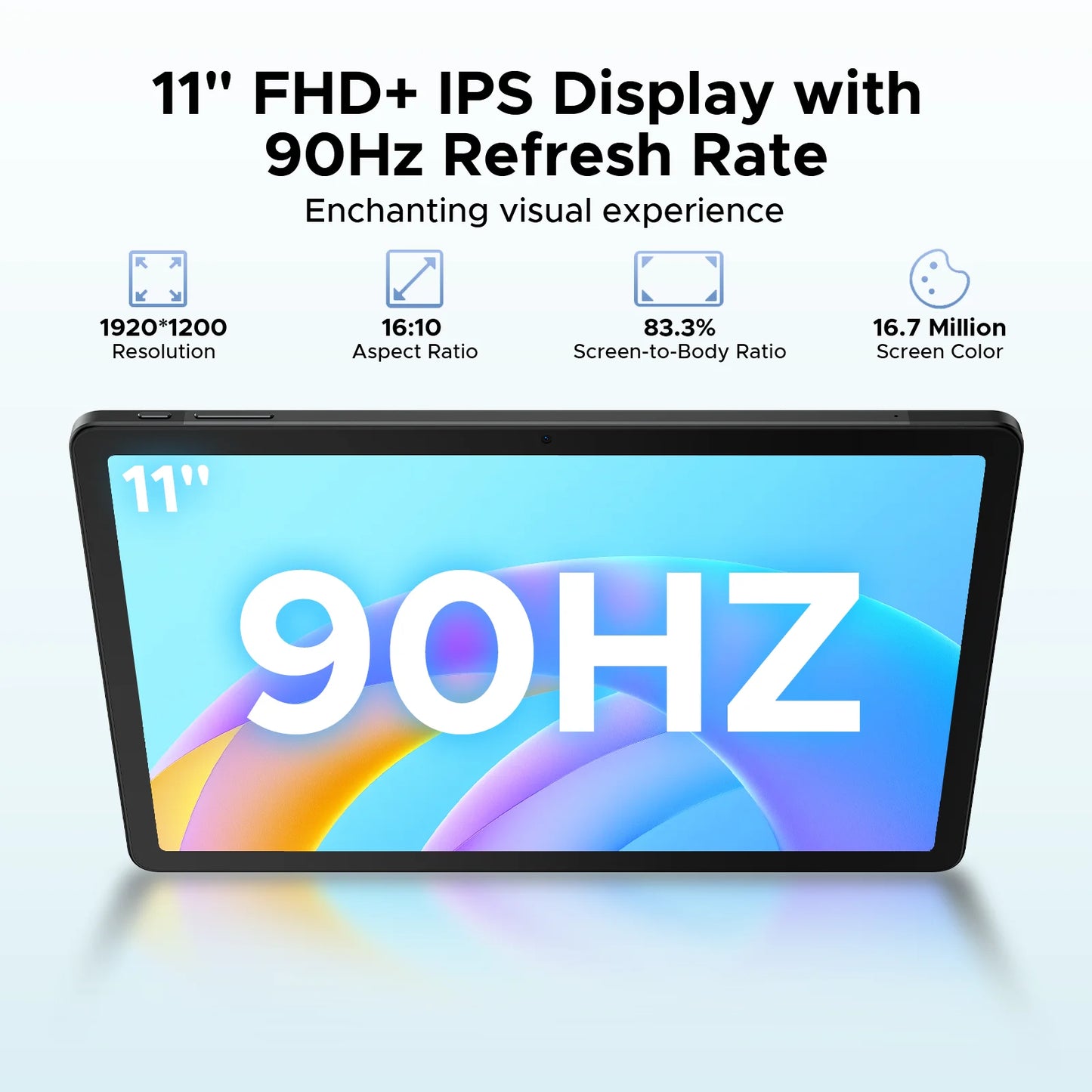 DOOGEE Tab E3 Ultradünn 7,5 Mm - 256 GB Speicher, 8800 mAh Akku, 11 Zoll Display