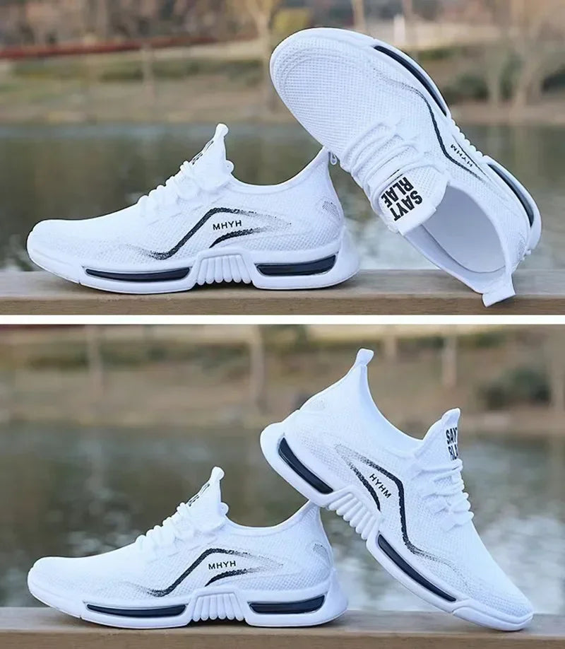 Herren-Slip-On-Sneaker 2025: Rollstep Männer Schuhe Slip on Mode Sneaker Männlich Sport Laufen Schuhe Atmungsaktiv Gym Training Walking Tennis Schuhe Non Slip Workout Flats Kollektion