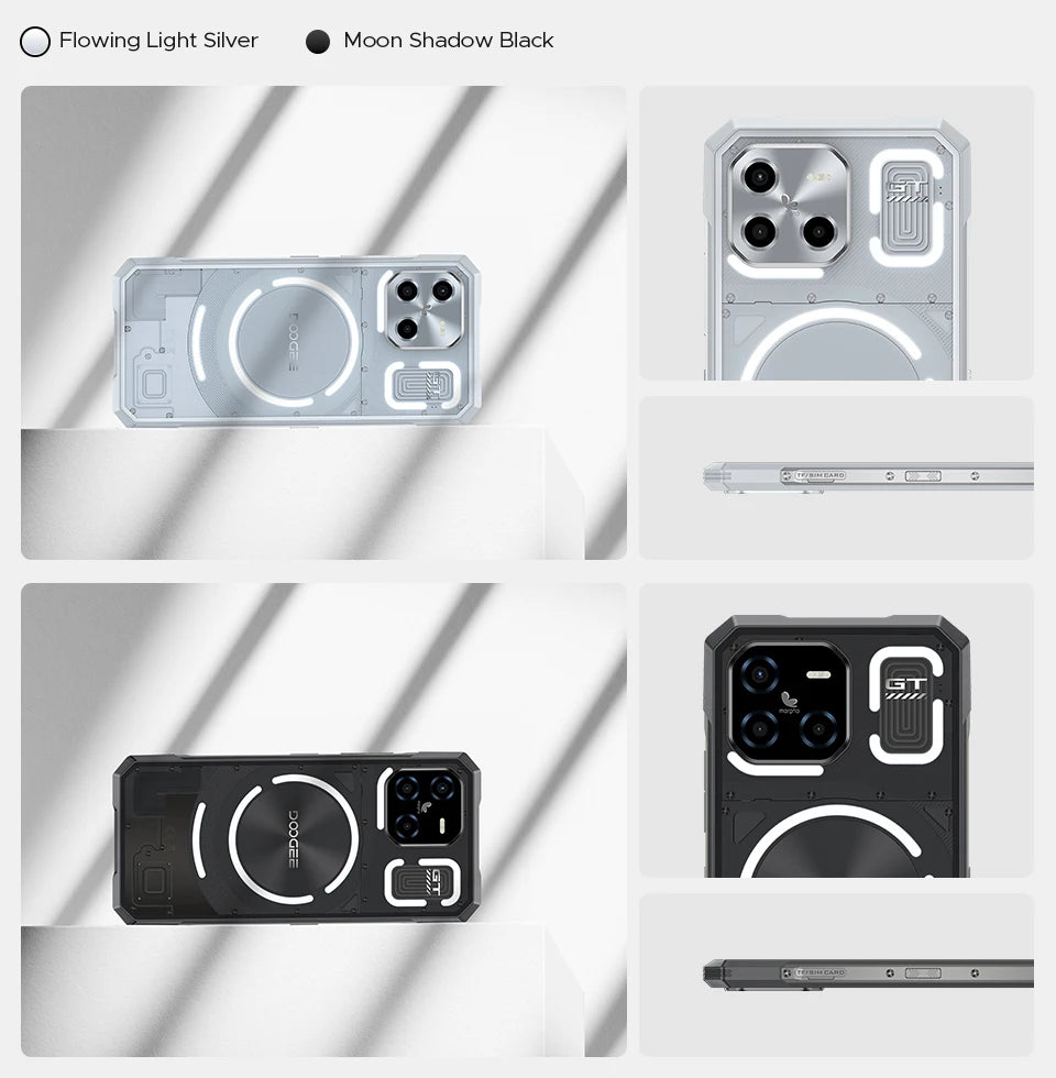 DOOGEE Blade GT Ultra LED-Lichteffekt - 5500 mAh, 33 W, 6.72 Zoll