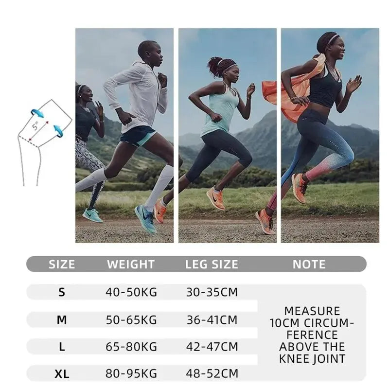 Knieschützer 2025: 1pc Adjustable Knee Guard Knee Support Braces - Compression Protection Sleeves Sport Running Basketball Squats Fitness Workout Collection