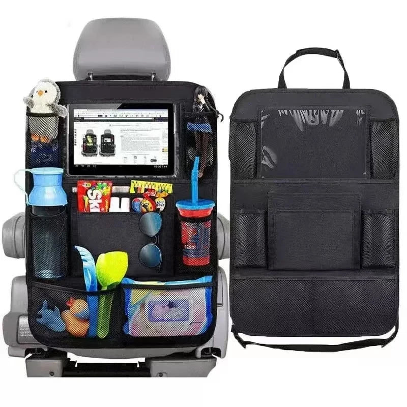 Auto Sitz Aufbewahrung Organizer Multifunktional Oxford Stoff Auto Rücken Multi Tasche Aufbewahrungstasche Mit Touch Screen Tablet Halter