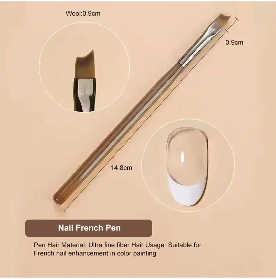 Choice 9er UV Gel Pinselset Nail Art - 9 Stück Acryl
