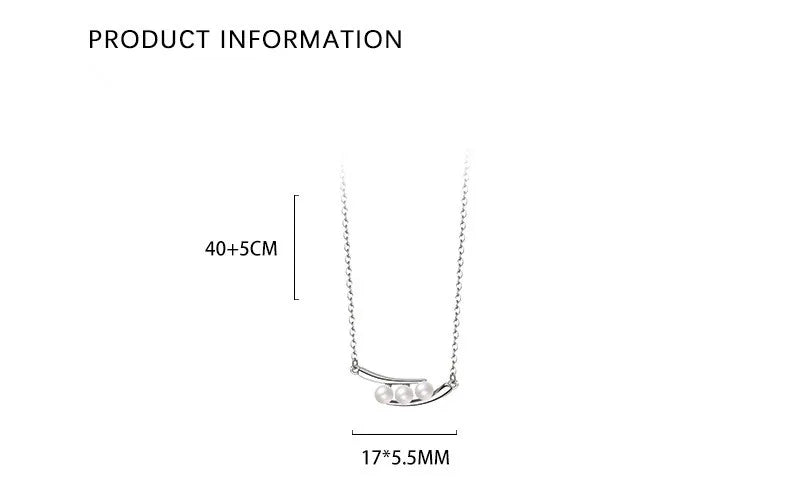 OBEAR XL864 Perlenanhänger Luxus Damen - 925 Silber 1.2g