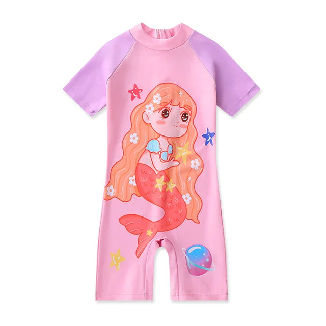 Kinder-Schwimmanzug 2025: Children's Swimwear New One-piece Swimsuit For Boys And Girls Little Kids Big Kids Sun Protection Hot Spring Swimming Set Collection
