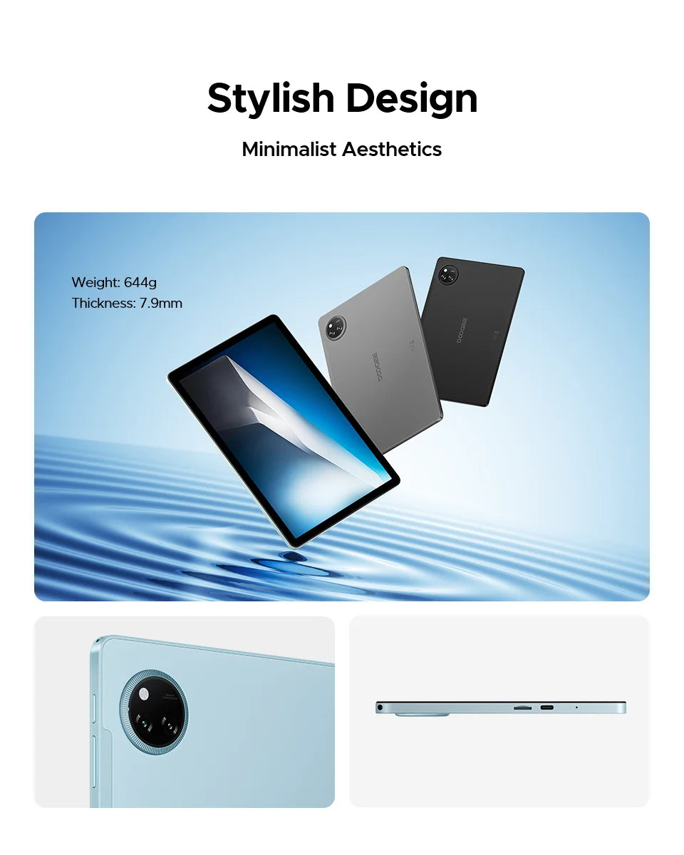 DOOGEE Tab A9 Pro+ Android Tablet - 128GB Speicher, 8580mAh Akku