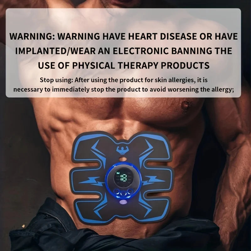 EMS Trainer 2025: Aparat de antrenament abdominal reîncărcabil prin USB - Colecția inteligentă fără fir