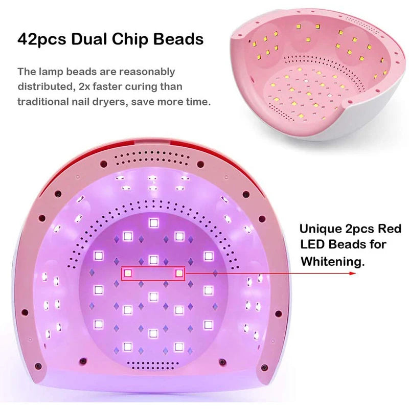 Choice UV Lampe Digitaldisplay - 84W 42 LEDs Kompakt