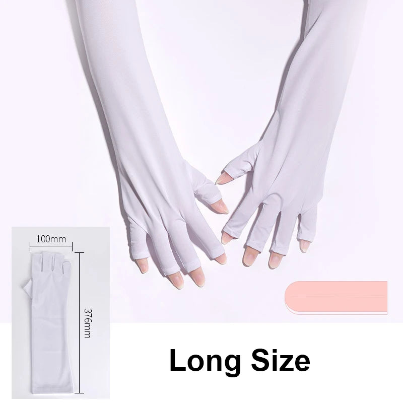 Choice UV Schutzhandschuhe - Anti UV 2er Set M L Für Nägel