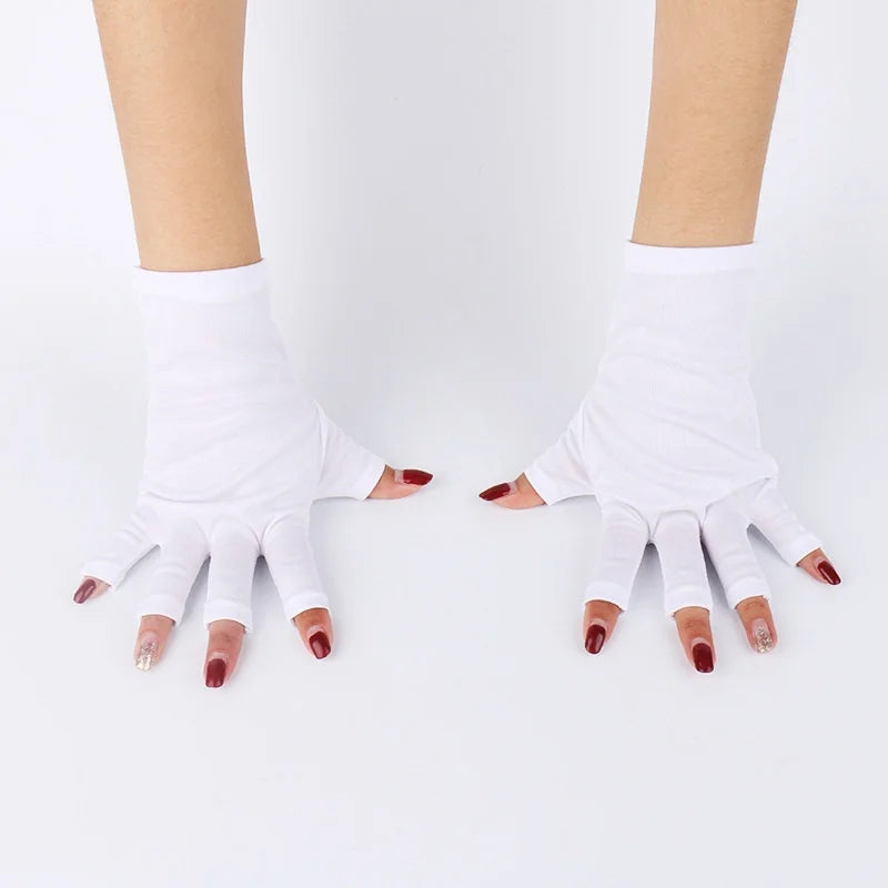 Choice UV Schutzhandschuhe - Anti UV 2er Set M L Für Nägel