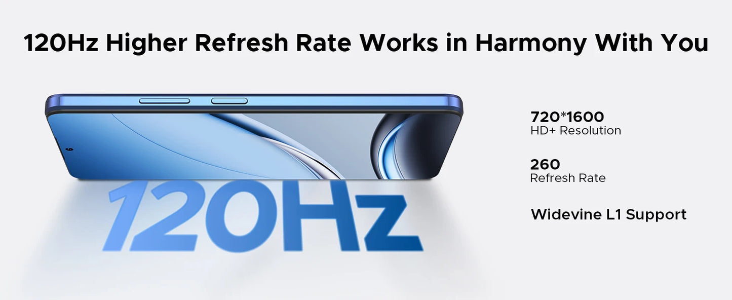 DOOGEE Note 59 5G Smartphone - 6250mAh Akku Unisoc T820 6,75 Zoll