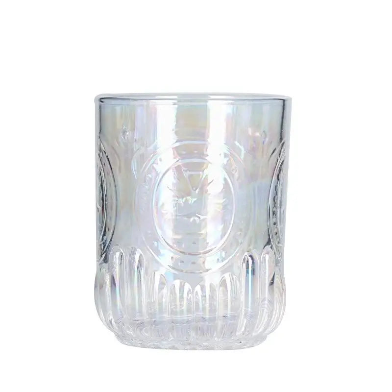 Glass Embossed Cold Water Kettle Set, European Style, Vintage Water Cooler, Household Kettle, Five Piece Water Set