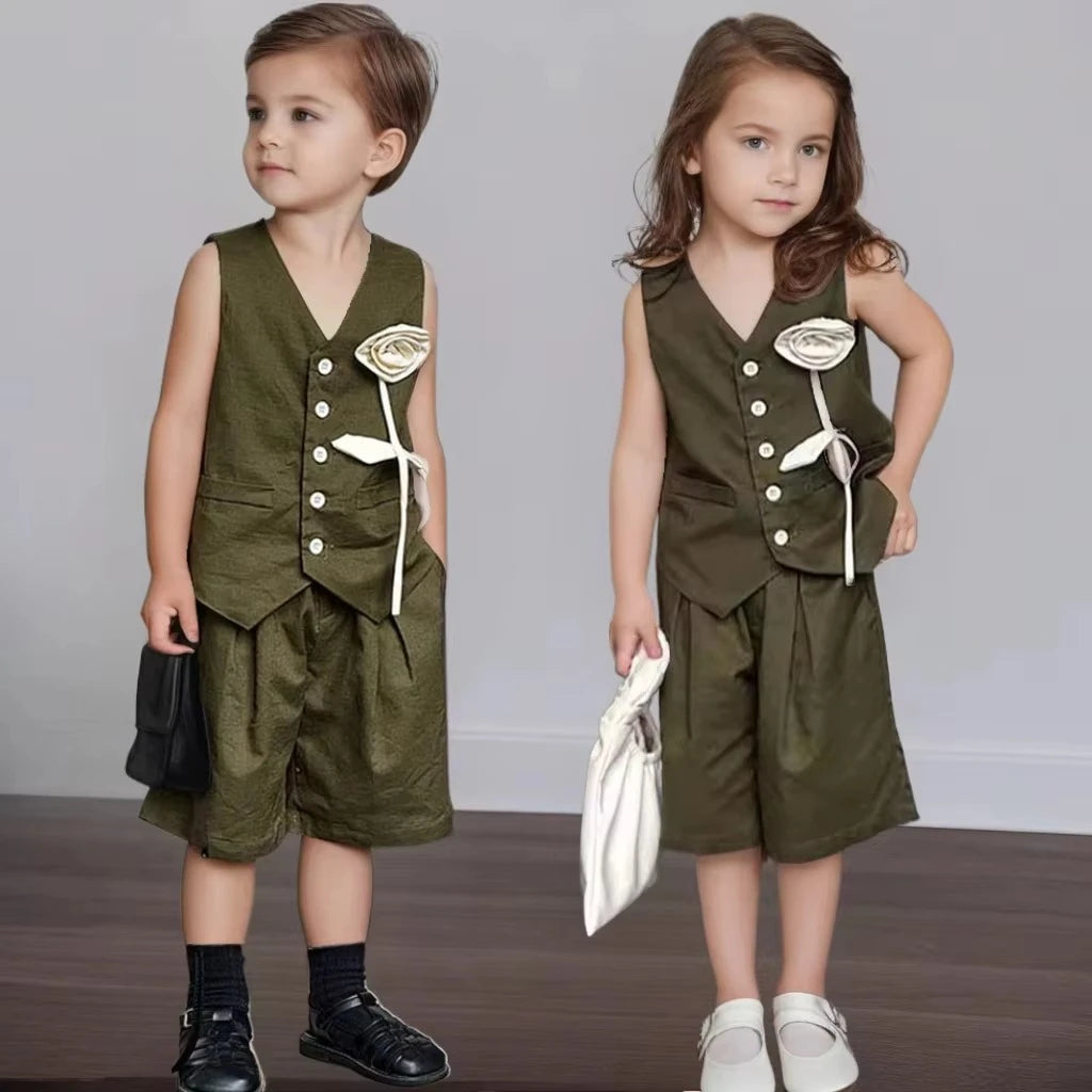Kinder-Eleganz-Set 2025: Weiße Boutique-Kollektion - Premium Formal Wear
