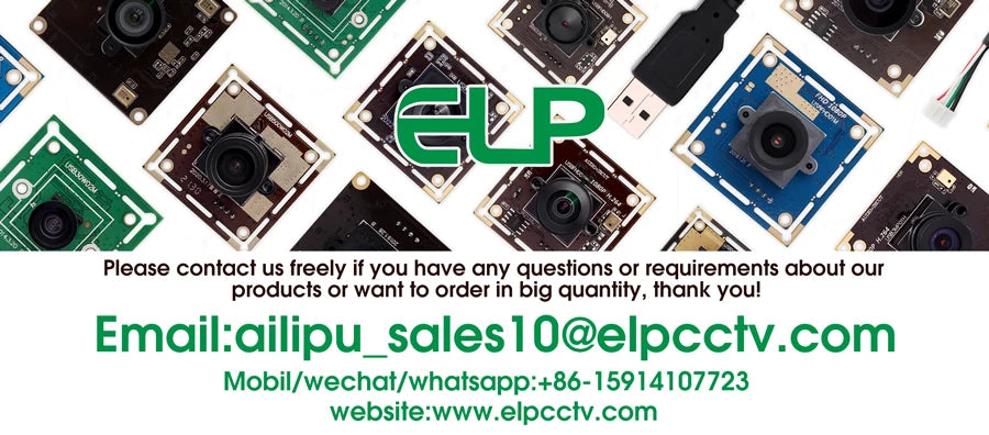 ELP ELP-USB4KCAM30H 4K60FPS Webcam - USB3.0 HDMI 1/2.8"