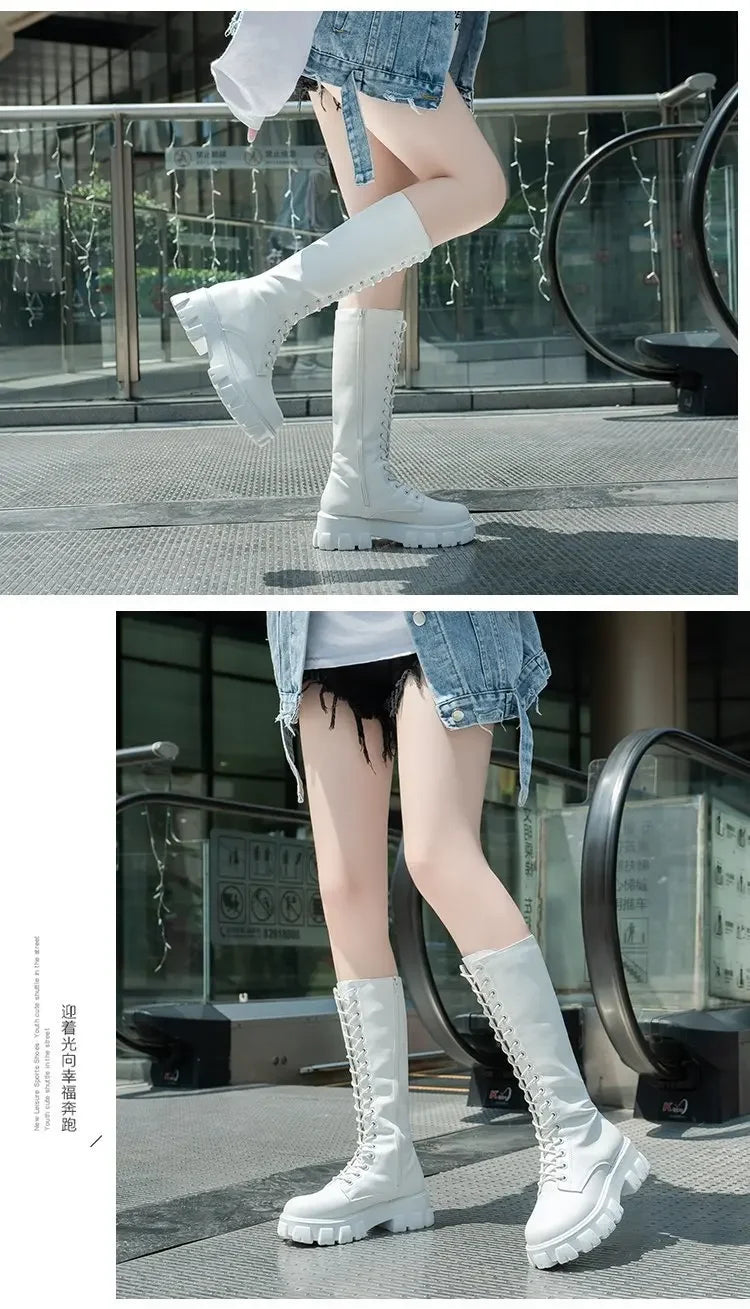 Ghete de iarnă YBQJOOCN cu fermoar - Mărimea EU 36-41, Înălțimea tocului 1-3 cm, Talpă antiderapantă