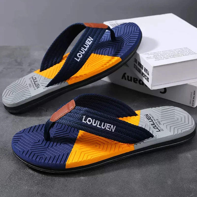 Hohe Qualität Heißer Verkauf Männer Flip Flops Sommer Strand Flip Flops Männer Mode Atmungsaktiv Casual Strand Männer Hausschuhe Sommer Outdoor
