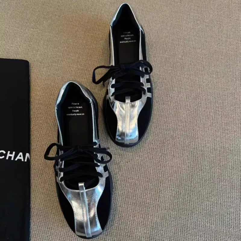 Women Sneakers Flats Casual Sport Shoes Summer 2025 Designer New Brand Ballet Dance Shoes Mary Jane Running Zapatillas