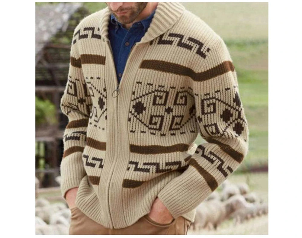 Zhejiang Premium Kaschmir Strickcardigan - Wärmekomfort Kapazität Hoch, Leistung Warm, Größe XL