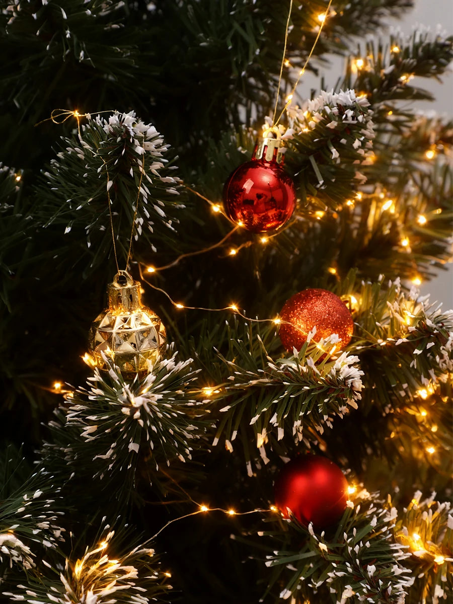 3CM Weihnachtskugeln Glänzend - Ø3 cm, 30 Stück, Weihnachtsdeko