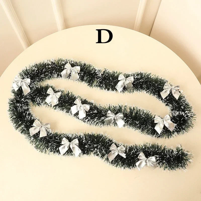 2M Heiligabend Dekoration Bar Tops Band Girlande Weihnachtsbaum Küche Ornamente Hochzeit Party Weihnachten Dekoration Prop