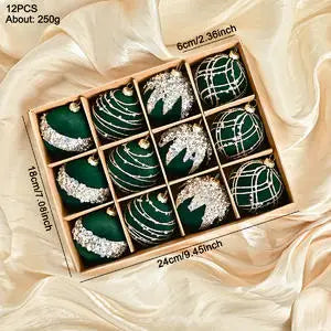 Choice Weihnachtskugeln - 12er Set Ø6 cm Glas Christbaumschmuck