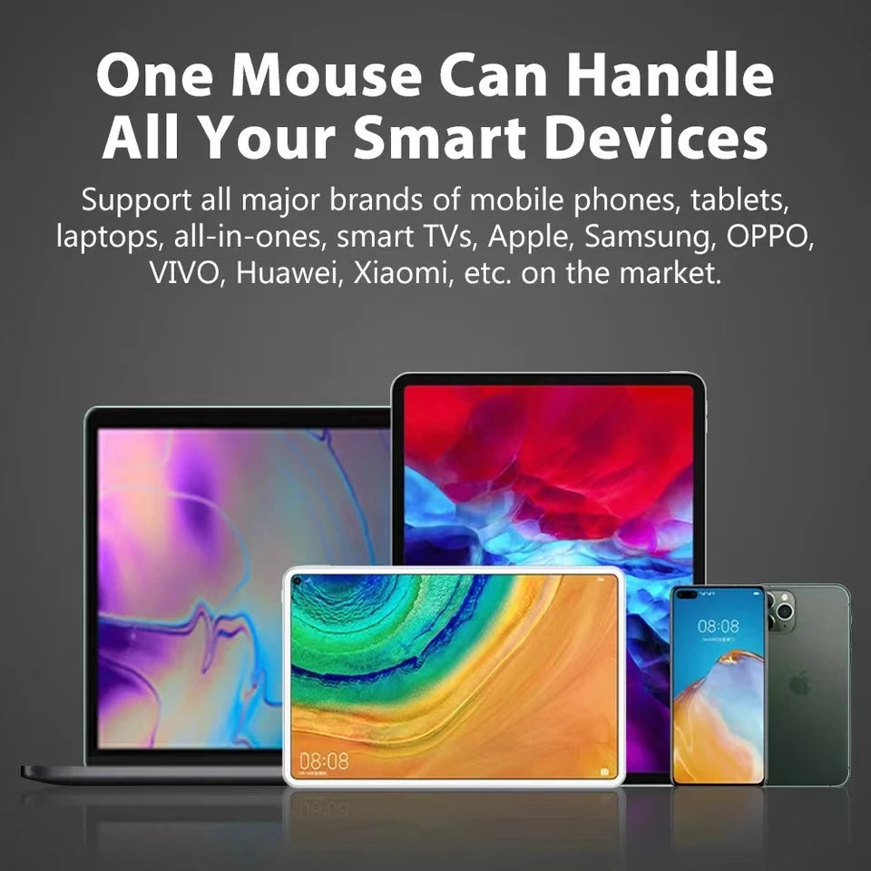 XT M6 Wiederaufladbare Funkmaus - Bluetooth, 2.4G,1600DPI