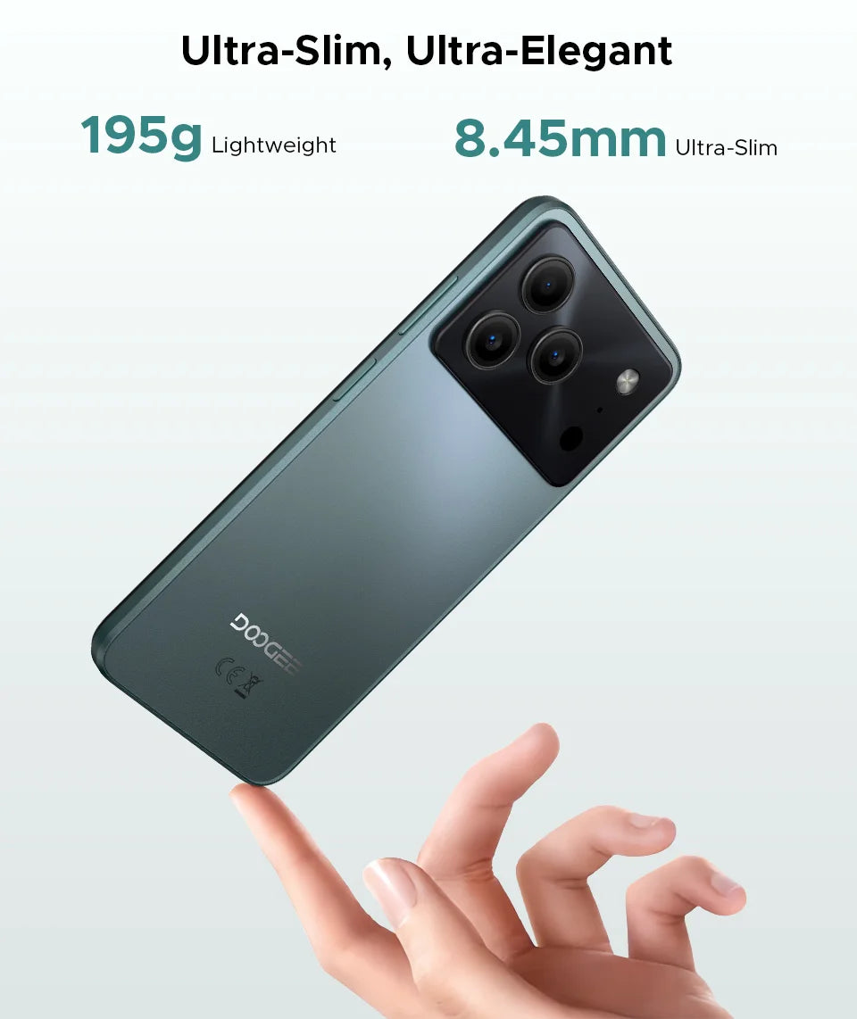 DOOGEE Note56 Pro Smartphone - Großer Akku 6150 mAh 6,56 Zoll 90 Hz