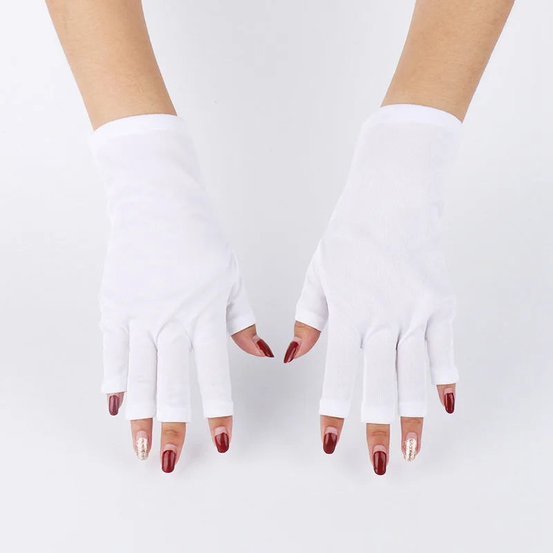 Choice UV Schutzhandschuhe - Anti UV 2er Set M L Für Nägel