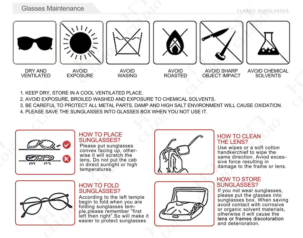 CLLOIO Aluminum Photochromic Sunglasses