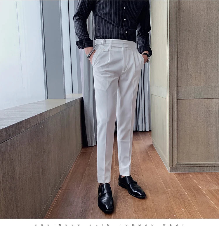 HUBEI B365 Slim Fit - Herren Polyester Hose Gr.29-36