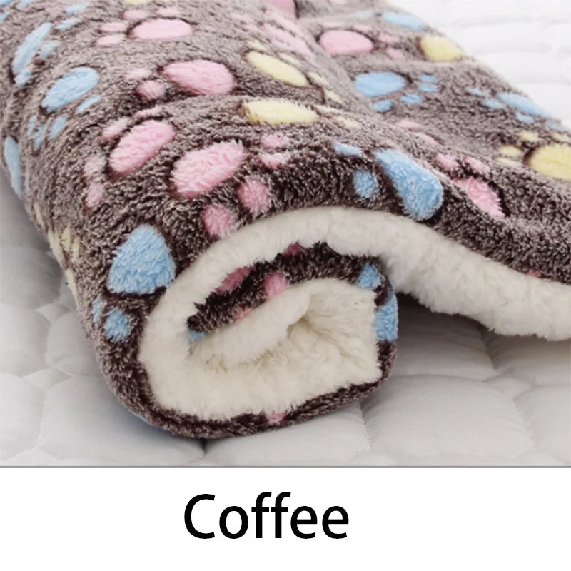 Haustier Schlafmatte 2025 - Hunde Bett Katzen Bett Weiche Haare - Verdickte Decke Pad Fleece Home Waschbar Warm Bär Muster Pet Supplies
