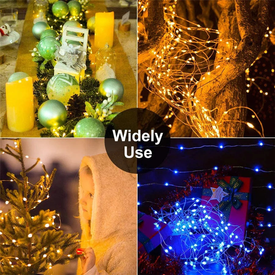 TIRVOSE Smart App Steuerung LED Lichter - Länge 20 m, RGB, USB