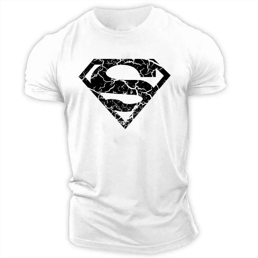 Herren T-Shirt 2025 - Summer Casual Outdoor Sports 2D Cartoon Print Quick Drying Crewneck