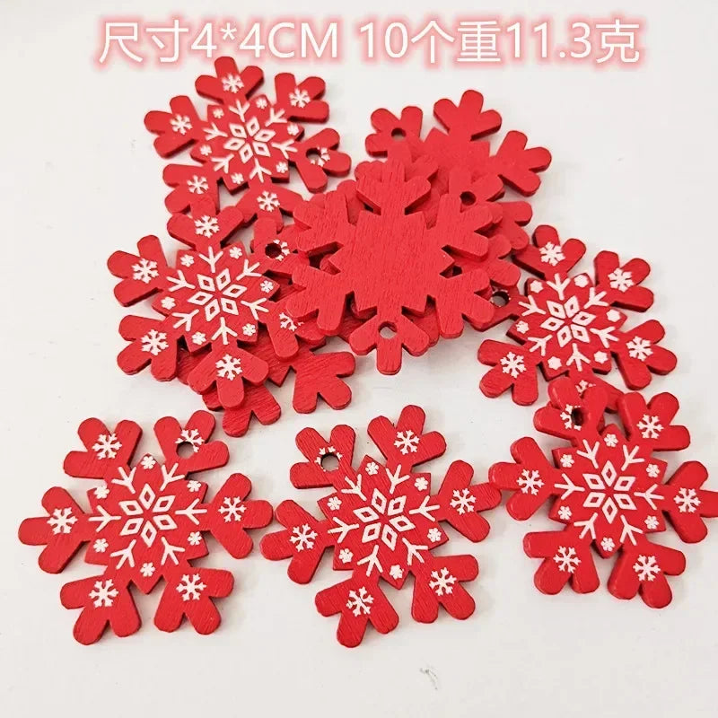 HighConcerned Mini Holzdeko - Unbehandeltes Holz, 4x5 cm, 10 Stück