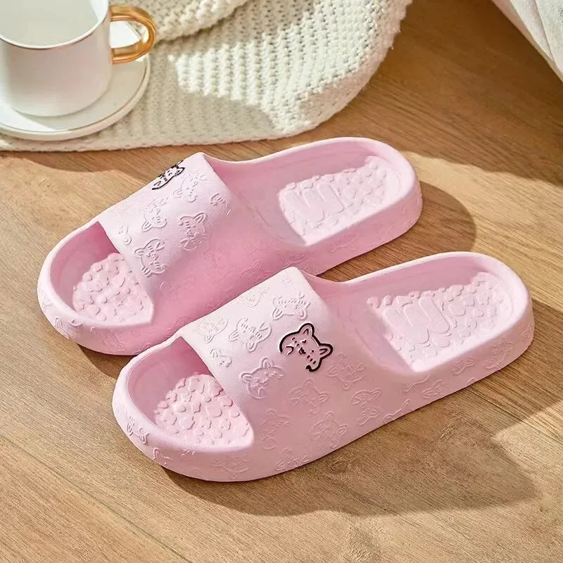 Frauen Sommer EVA Hausschuhe Innen Heim Bad Rutschfest Weich Breit Komfort Paar Hausschuhe Unisex Outdoor Strand Flip Flops Männer Slides